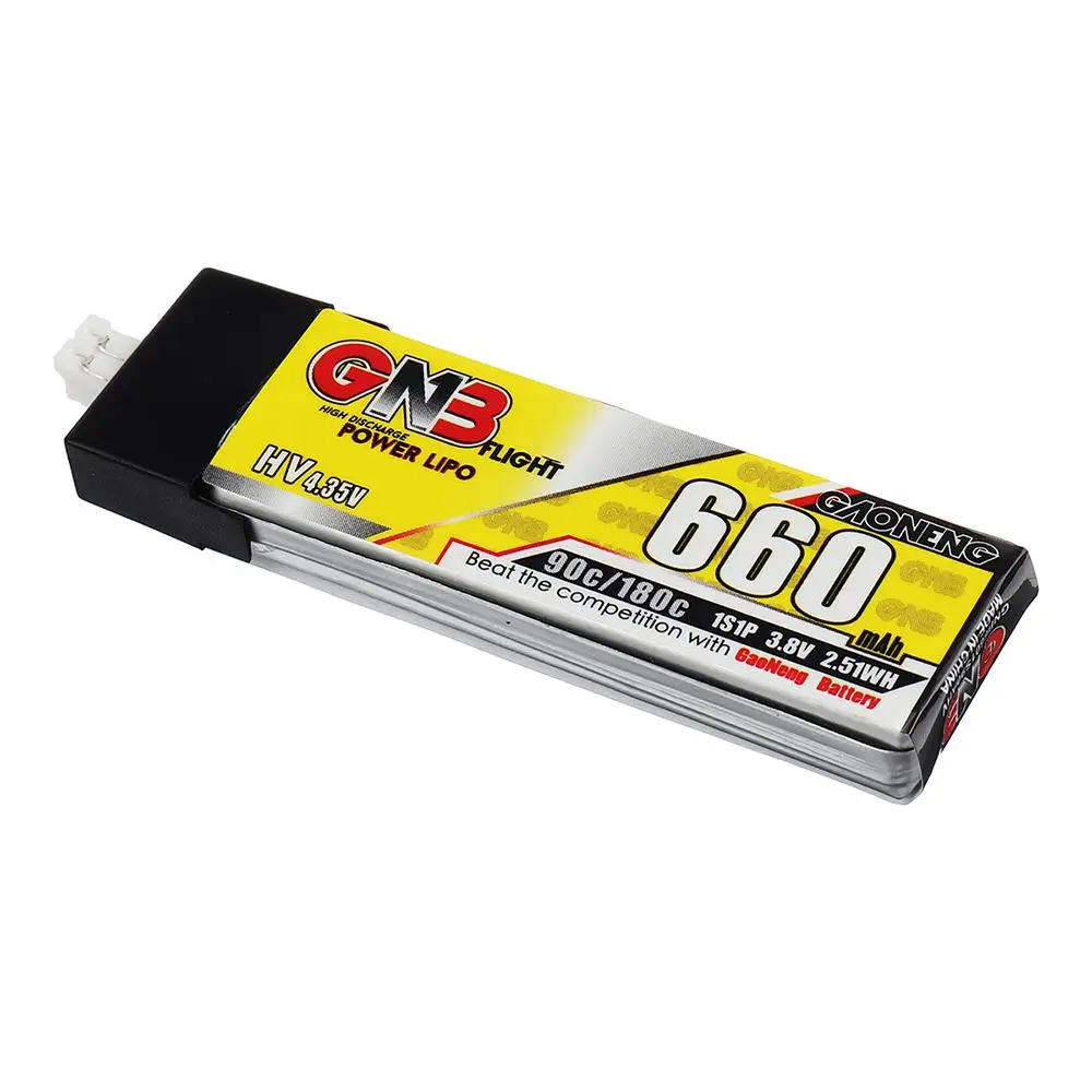 Gaoneng GNB 1S 3.8V HV 660mAh 90C LiPo PH2.0 Gaoneng GNB 1S 3.8V HV 660mAh 90C LiPo PH2.0