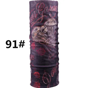 

Seamless Tube Head Scarf Running Cycling 3D Design Multifunctional Bandana Sun Protection Rainbow Color Sports Mask