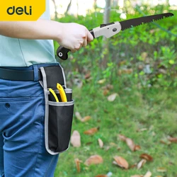 DELI Multi función de Hardware de almacenamiento de bolsa de paquete de la cintura bolsillo llave alicates de electricista cinturón de rama tijeras cubierta protectora