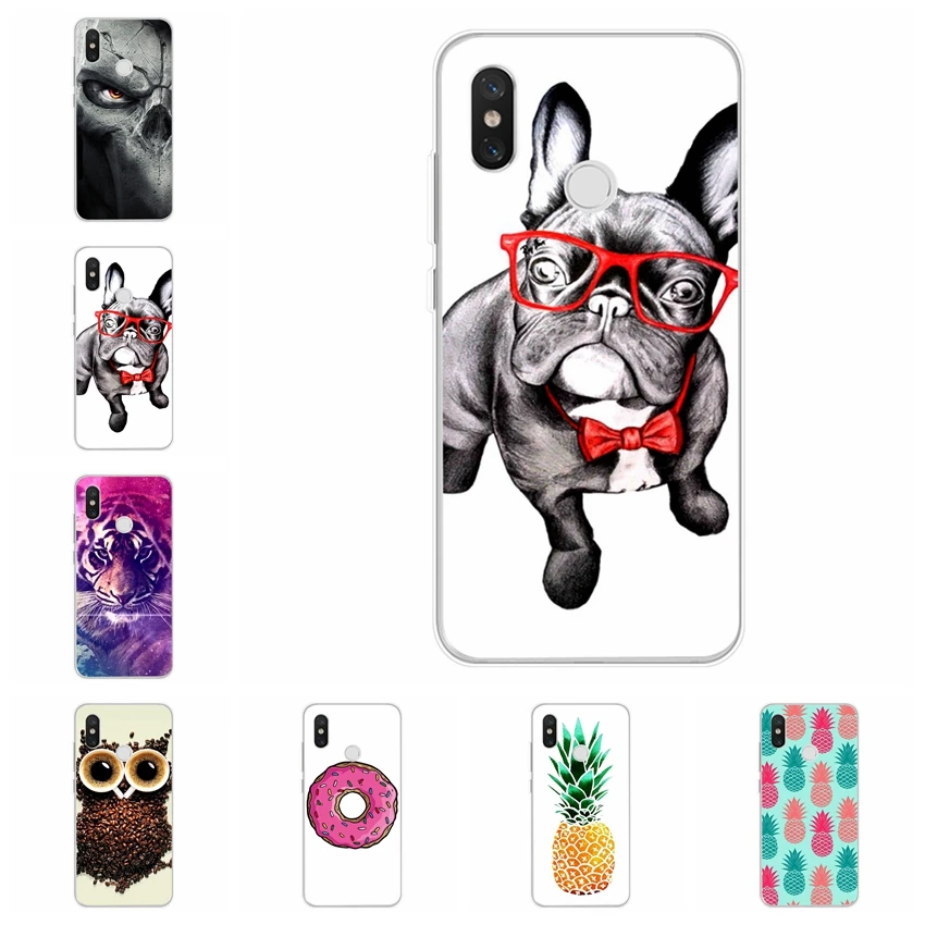

Case for Xiaomi Redmi Note 3 Note 5 6 6 Pro Remi 6 4A 5A 6A 4X Silicone Phone Cover TPU Animal Owl Cover E005