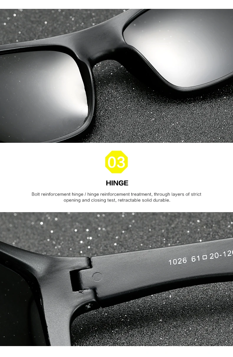 Men's / Women's Classic Polarized Sunglasses Fashion Style Sunglasses Retro Brand Design UV400