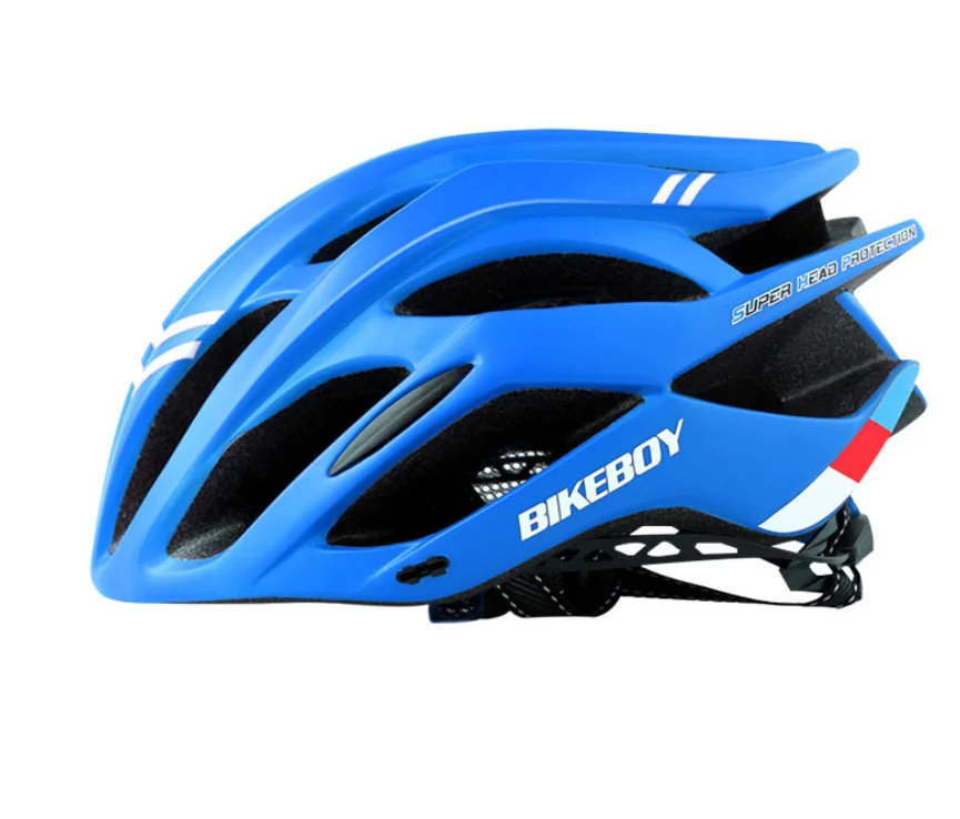 Синий Велосипедный шлем с интегрированным литьем casco bicicleta hombre для мужчин и женщин, шлем для горной дороги, велосипедное снаряжение, шлем - Цвет: Синий