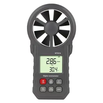 

Portable Handheld Anemometer Pocket Backlight Digital Wind Speed Gauge Meter Thermometer Dual-use Measuring Instruments