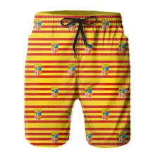 Aliexpress - Beach Short Breathable Quick Dry Nerd Flags of the autonomous communities of Spain Loose Flag Of Aragon Hawaii Pants