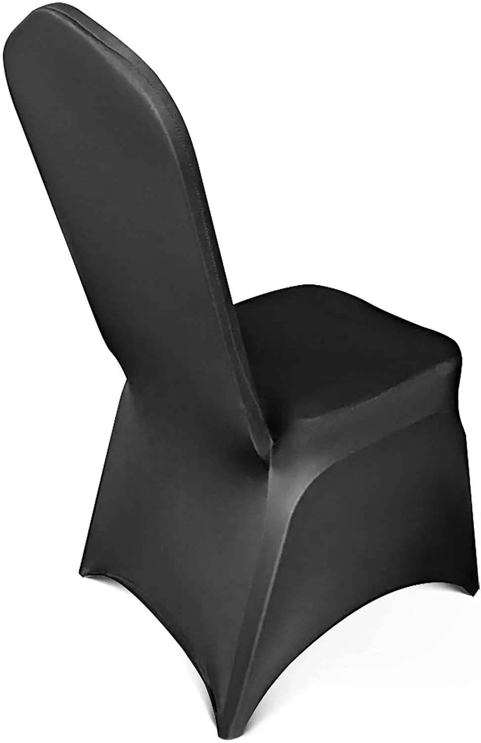 VEVOR 50/100 шт Черный чехлы на стулья полиэстер спандекс покрывало для стула арочные