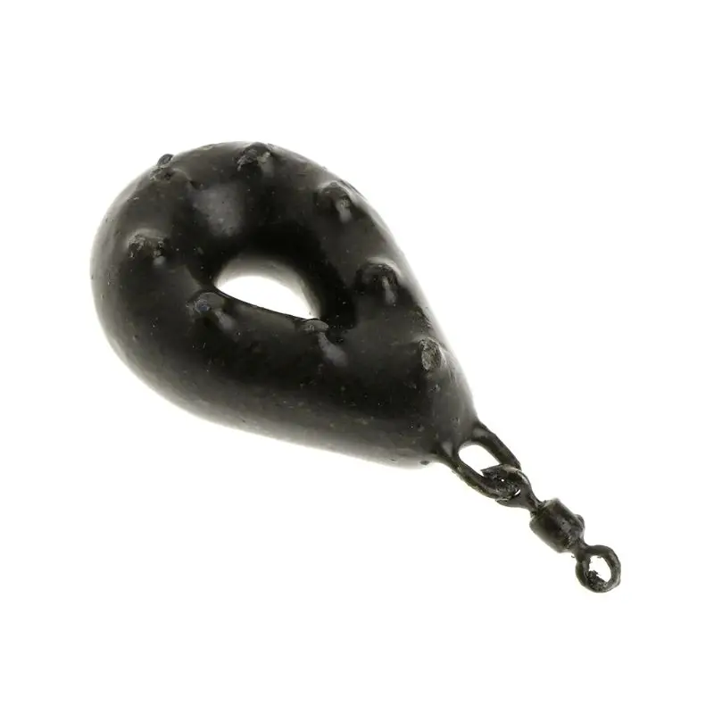 

Fishing Sinker Water Drop Lead Weights With Swivel 40g/50g/60g Rotating Carp Fishing Tackle Lure Baits