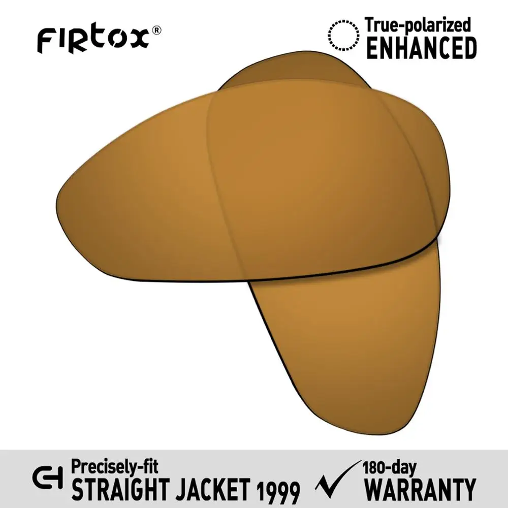 Bronze Golden Firtox настоящие поляризованные Сменные рассеиватели UV400 для солнцезащитных очков-oxley Straight Jacket 1999(Только Совместимые линзы - Цвет линз: Bronze Golden