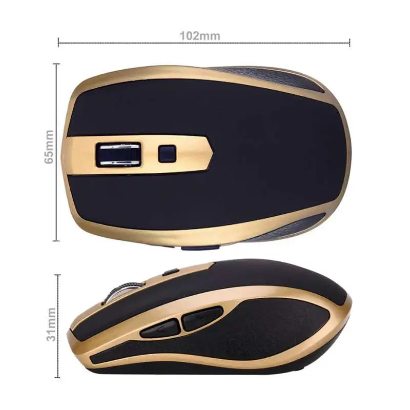 Модная мышь перезаряжаемая Беспроводная мини Bluetooth 3,0 1600 точек/дюйм оптическая игровая мышь Мыши для компьютера ноутбук для геймеров