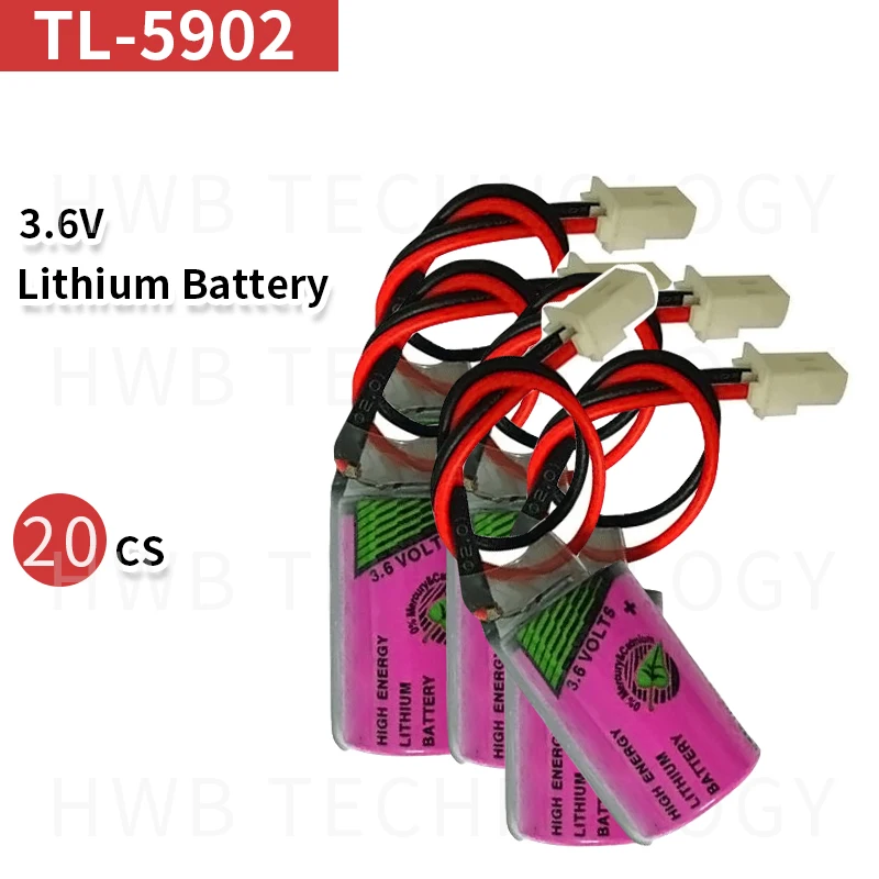 20шт оригинальный новый для TADIRAN TL2150 TL-2150 1/2AA ER14250 14250 3,6 V литиевая батарея plc с KTS пробки бесплатная доставка