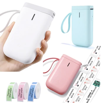 

Wireless Portable label printer Pocket thermal Printer Portable Bluetooth Thermal Label Printer Home Use Office mini Printer