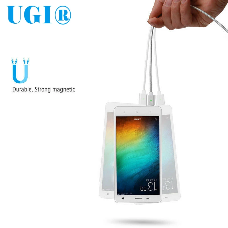 3/6ft 2.4A Быстрый Магнитный кабель с оплеткой и Тип C Micro USB Android зарядное устройство IOS