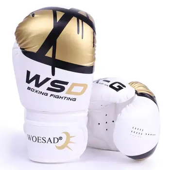 

High Quality Kick Boxing Gloves Men Women PU Karate Muay Thai Guantes De Boxeo Fight MMA Sanda Training Adults Kids Equipment