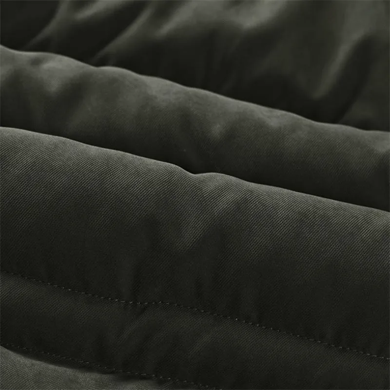 en's winter jacket plus thick velvet hooded cotton jacket warm jacket coat large size Parker coat