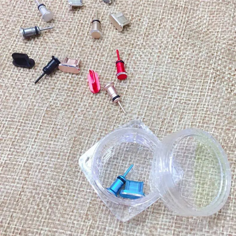 Металлический Micro usb порт для зарядки+ порт для наушников пылезащитный Разъем для мобильного телефона Android 3,5 мм заглушка для порта гарнитуры извлечение карты Pin