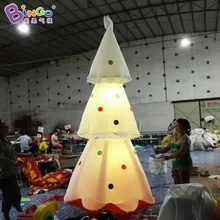 Дизайн 3 м высокая надувная Рождественская елка/надувная красочная светодиодный модель елки реклама для рождества украшения игрушки