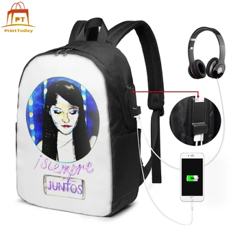 

Soy Luna Backpack Siempre Juntos Backpacks Trendy Pattern Bag Men - Women Teenage Multifunctional Bags
