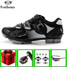 TIEBAO велосипедная обувь mtb добавить педаль SPD набор мужские кроссовки женские гоночный велосипед MTB обувь горный велосипед Профессиональный самоблокирующийся