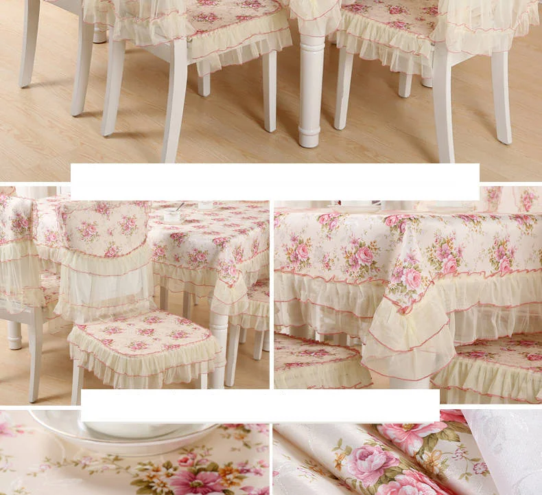 Europeu Jacquard Toalha De Mesa, Pastoral Retângulo