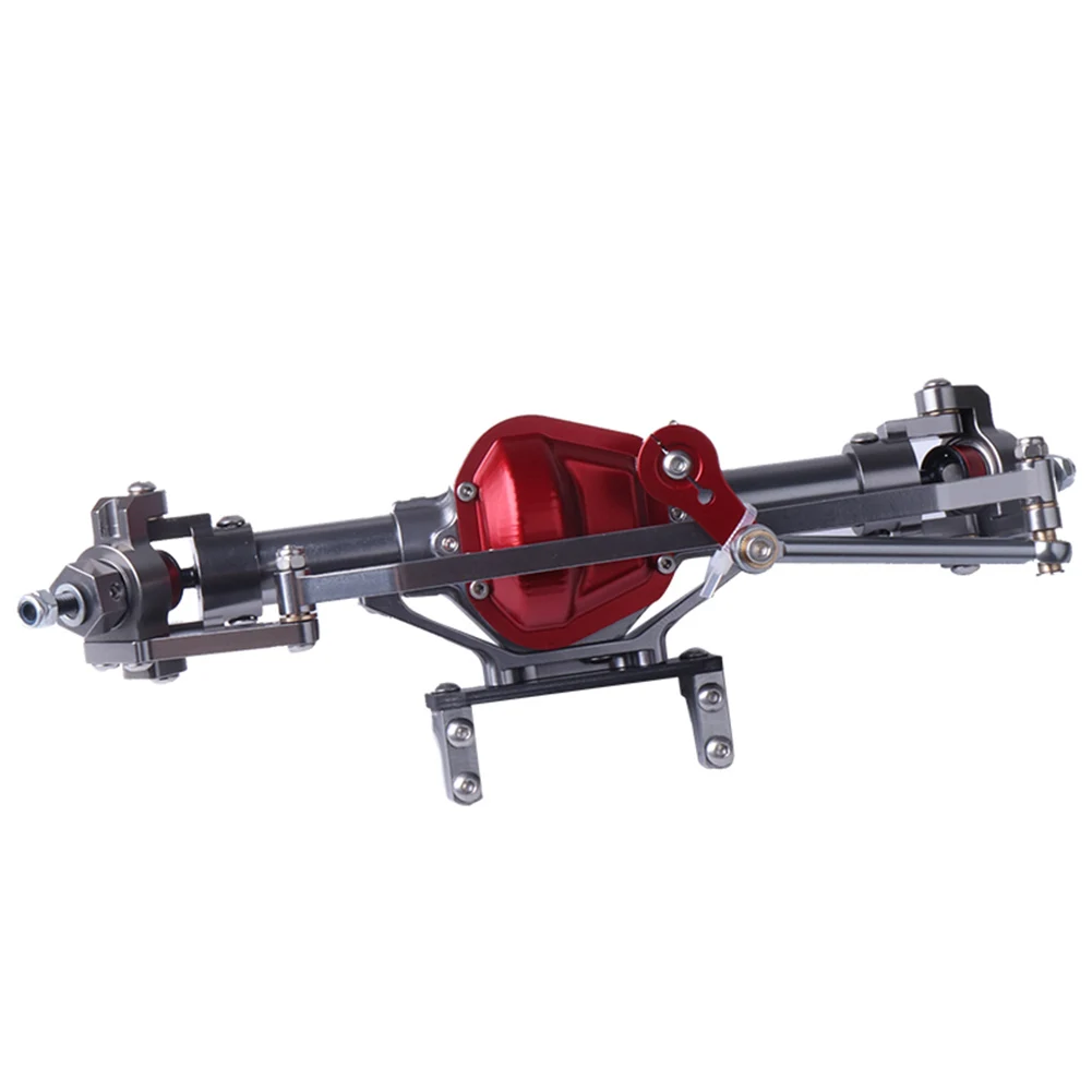 

CNC Machined RC Car Front And Rear Axles Spare Parts Aluminum Alloy Durable With Arm For 1:10 Rc Crawler Axial SCX10 RC4WD