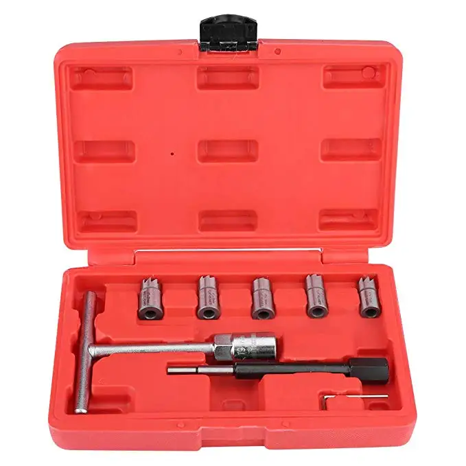 

7Pc Diesel Injector Seat Cutter Set Cleaner Carbon Cutting Tool