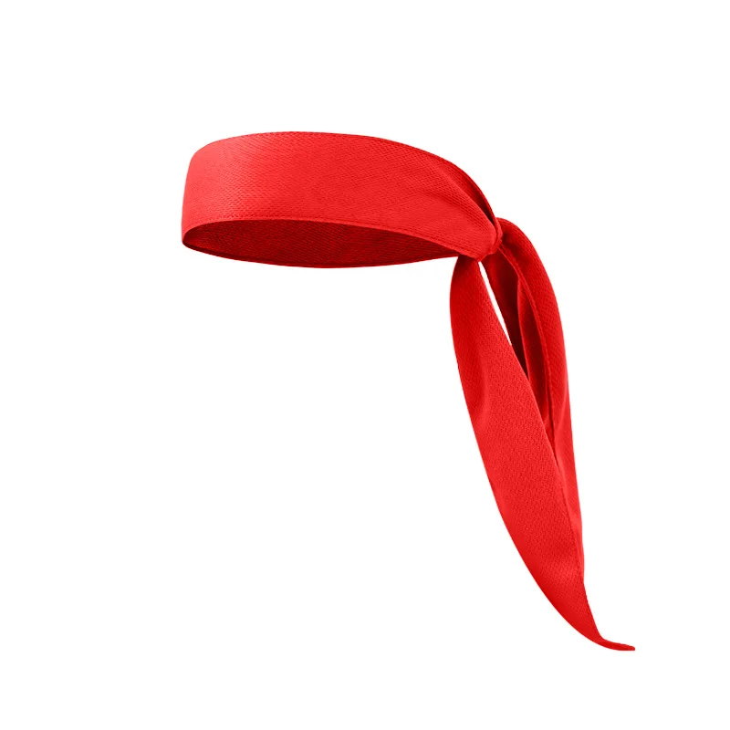 Спортивный антиперспирант головной платок для улицы унисекс Спортивная Повязка На Голову Теннис Бег Фитнес Пиратская повязка на голову 17 цветов на выбор - Цвет: Красный