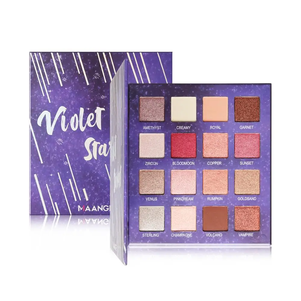 16 Color Shimmer Glitter Eye Shadow Powder Matt Eyeshadow Cosmetic Luxury Makeup brochas maquillaje Beauty pinceaux 1 16 Color Shimmer Glitter Eye Shadow Powder Matt Eyeshadow Cosmetic Luxury Makeup brochas maquillaje Beauty pinceaux 5