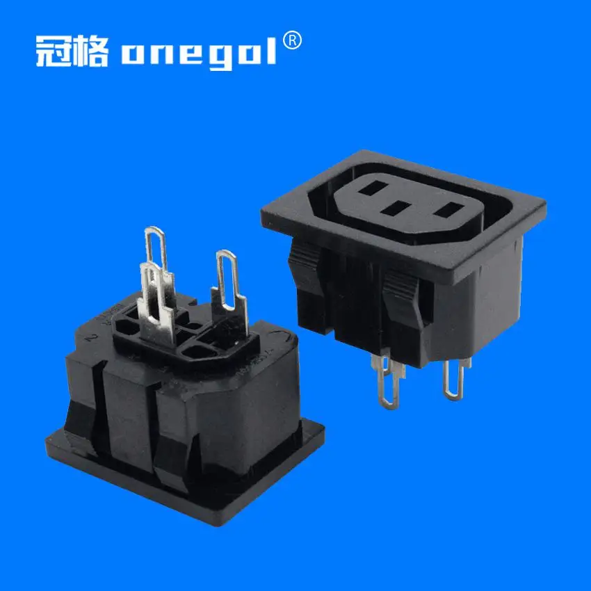 10A/15A IEC 320 C13 розетка переменного тока