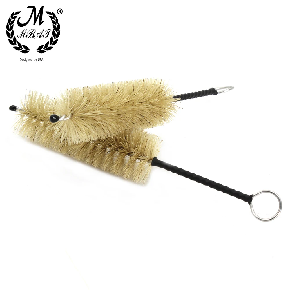 Description Picture 4 of itemM MBAT 2 Pcs/Set Trumpet Piston Brush Brass Musical Instrument Accessories Horn Tuba Trombone Cornet Maintenance Cleaning Tool