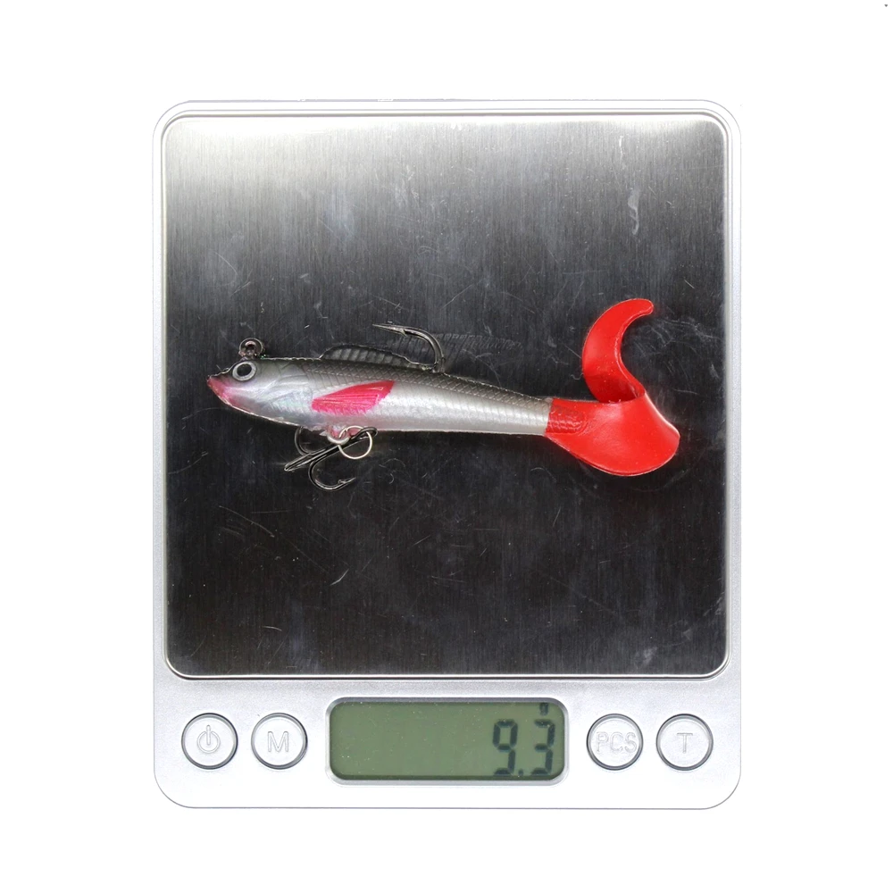 1 шт. 9,3 г рыболовные приманки с покрытием мягкие приманки рыболовные снасти 10 см 3D глаза кривошипная приманка рыболовная приманка pesca