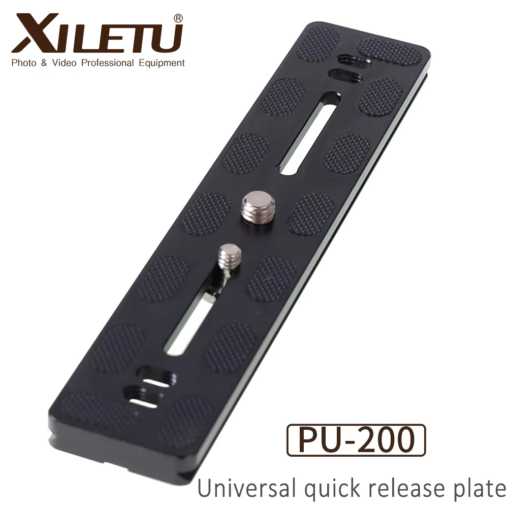 

XILETU PU-200 Universal Quick Release Plate 200mm Arca swiss Mounting Plate for Digital SLR Cameras