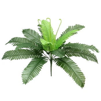 

Artificial Fern Silk cloth Fake Plant Leave Foliage Home Office Decor