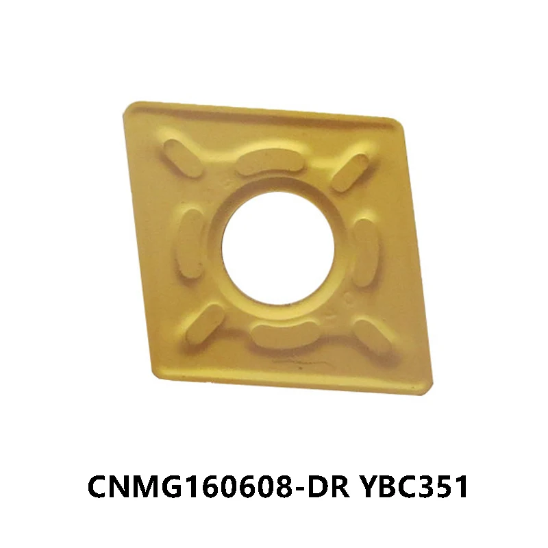 

Original CNMG160608-DR YBC351 CNMG 160608 CNMG1606 Carbide Inserts processing Steel Turning Tools CNC Cutter Lathe Cutting