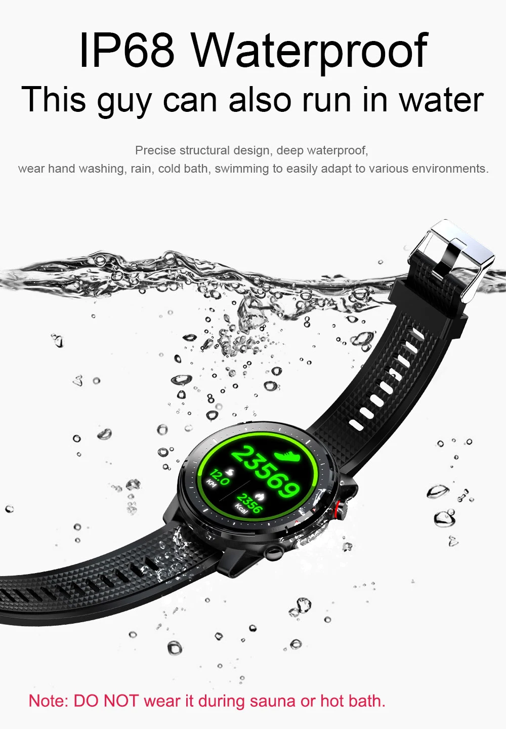 Timewolf inteligente whatch android reloj inteligente hombre