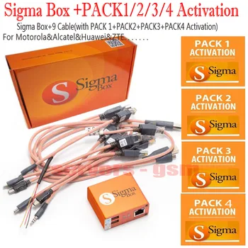 

2020 New 100% Original Sigma Box+9 Cables(with PACK 1+PACK2+PACK3+pack4 Activation)new update For Motorola&Alcatel&Huawei&ZTE.