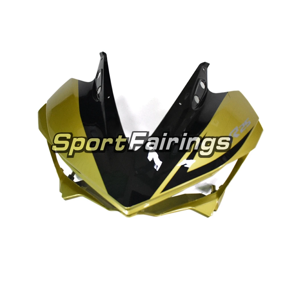 Полный обтекатели для Yamaha R3 R25 впрыскивание, АБС-пластик мотоцикл обтекатель комплект блеск капота золотистый и черный Чехлы