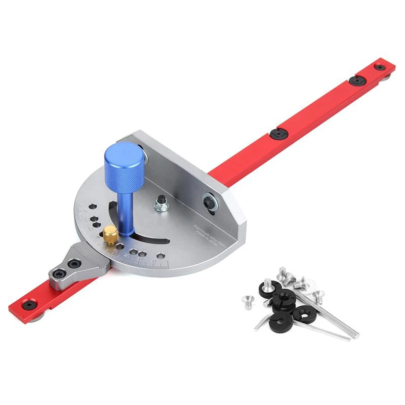 1Pcs Miter Gauge Wood Working Tool For Bandsaw Table Saw Router Angle Miter Gauge Guide Fence Woodworking Machinery Parts
