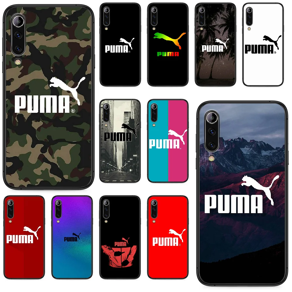 Street Sport PUMA Luxury cool Phone case For Xiaomi Mi 6 8 A1 Note3 A2 9 CC9 9T A3 MIX 2 2S 3 Lite SE Pro black prime soft | Мобильные