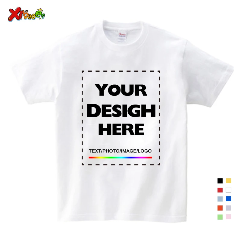 Nach langen ärmeln Shirt Kinder Personalisierte foto Shirt Kinder T-shirt name kleidung Mädchen Jungen hemd Kleinkind logo Design Shirt