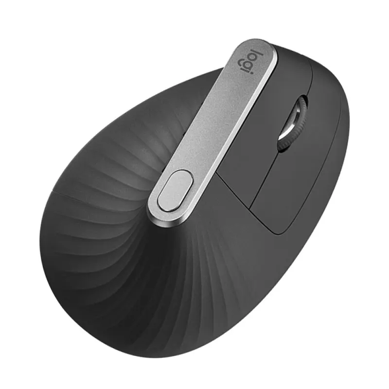 Logitech MX Вертикальная беспроводная мышь ERGO графитовая Быстрая бесплатная