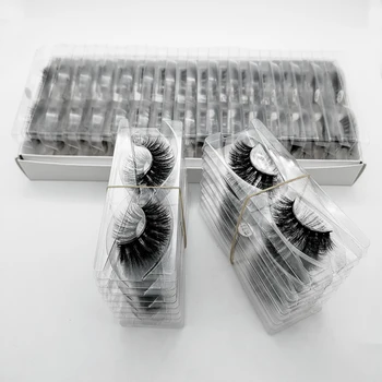 

Wholesale 3d mink lashes 20/30/40/50/100 pairs fluffy wispy dramatic faux lash natural makeup false eyelashes extension in bulk