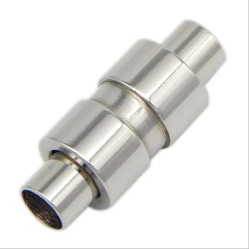 

2pcs/lot 3/4/5/6mm Stainless Steel Magnetic Clasps Fits For Leather cord DIY Bracelets Necklace Jewelry Connector Making Finding