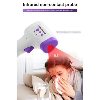 

Forehead and Ear Thermometer Digital Infrared Temporal Thermometer for Fever Instant Accurate Reading