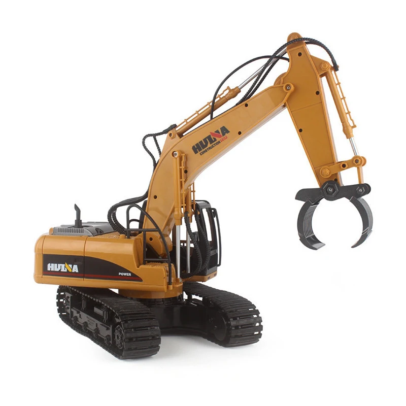 

1/14 HUINA 1570 RC Car Timber Metal Grab Wood 2.4G Engineering Crawler Truck Toy RTR Car Construction Vehicle Toys Car