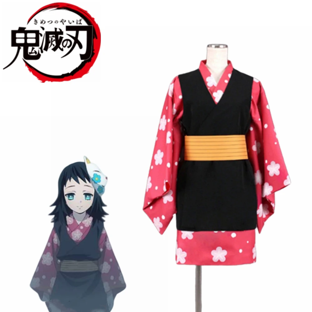 Costume Аниме Kimetsu No Yaiba, костюмы для косплея, макомо, костюм для косплея, кимоно, Хэллоуин, вечерние, клинок демона, Женский костюм для косплея - Цвет: Costume