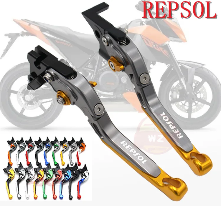 Для HONDA CBR 600RR CBR600RR 2007- мотоцикл регулируемые складные тормозные рычаги сцепления REPSOL логотип