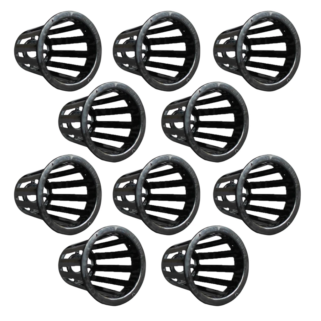 20Pcs Net Cups Slotted Mesh Heavy Duty Filter Plant Net Pot Bucket Basket for Hydroponics Garden Containers B,E