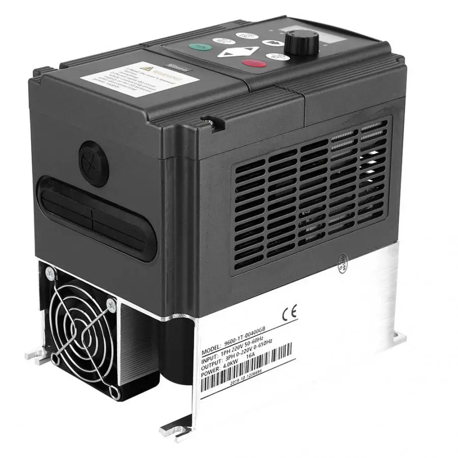 Преобразователь частоты Регулируемая скорость VFD инвертор 4 кВт 3P 220 В выход для мотора низкочастотный инвертор