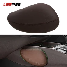 LEEPEE Memory Foam Leather Universal Soft Protector Knee Support Pad Car Leg Cushion Interior Accessories