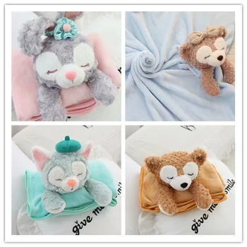 

Cartoon Cute Duffy Stellalou Shelliemay Gelatoni Air Conditioning Blanket Plush Folding Quilt Stuffed Cushion Children Girl Gift