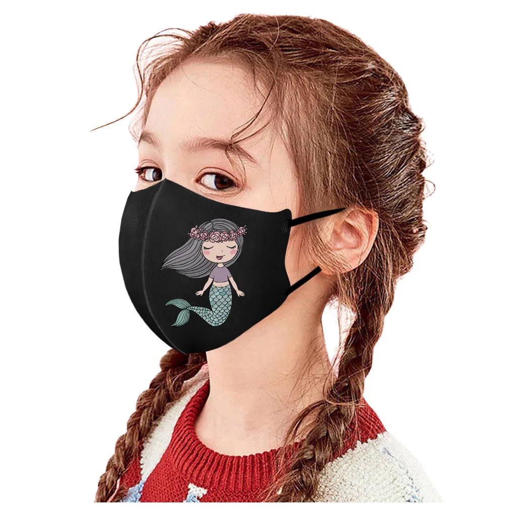 Детская велосипедная маска с принтом регулируемые подвесные маски для ушей